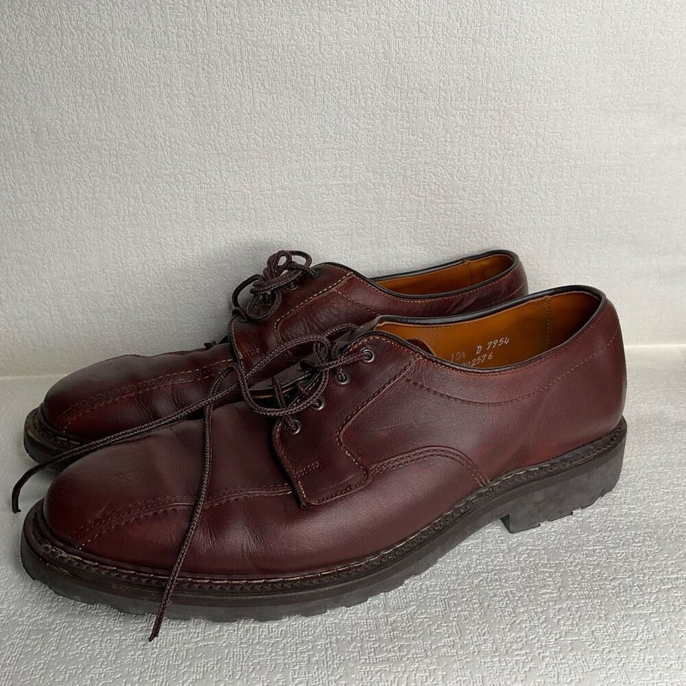 Allen Edmonds Mapleton Leather Oxford:‎ Brown Shoes Model 7954 Size 10,5 D
